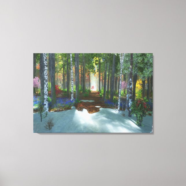 La impresión de un largo día de lona a pie (Anverso)