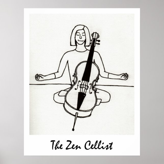 La impresión de Zen Cellist (Frente)