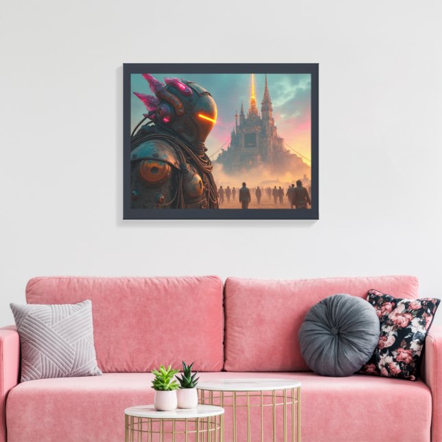 La impresión del lienzo Llamando (Insitu (Sala de estar))