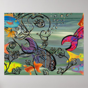 La impresión maravillosa del acuario