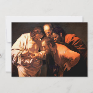 La incredulidad de Santo Tomás por Caravaggio