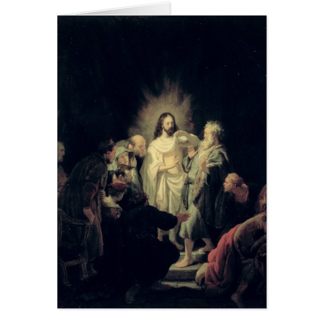 La incredulidad de St Thomas (Frente)