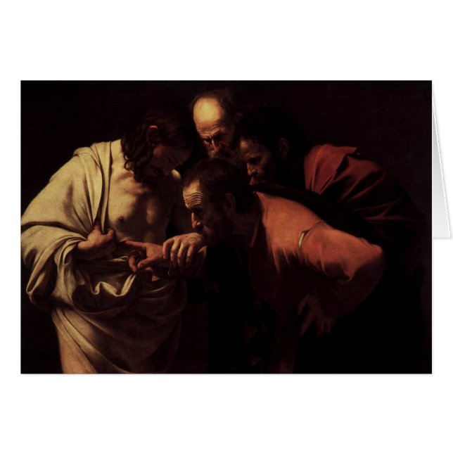 La incredulidad Santo Tomás (Anverso (Horizontal))