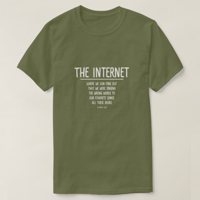 La Internet (2) - Una camiseta de MisterP (Diseño del anverso)