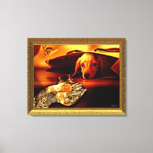 La introducción del lienzo envuelto (Anverso)