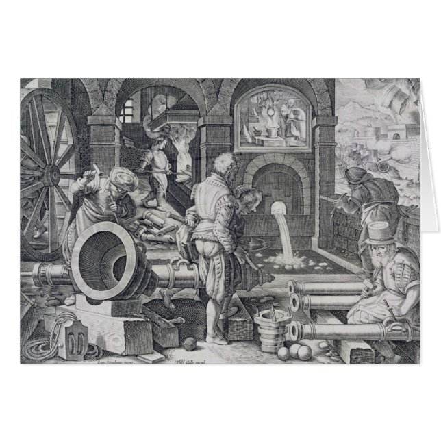 La invención de la pólvora (Anverso (Horizontal))