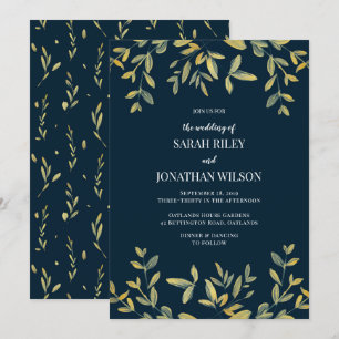 La invitación a la boda de la Marina para el oro