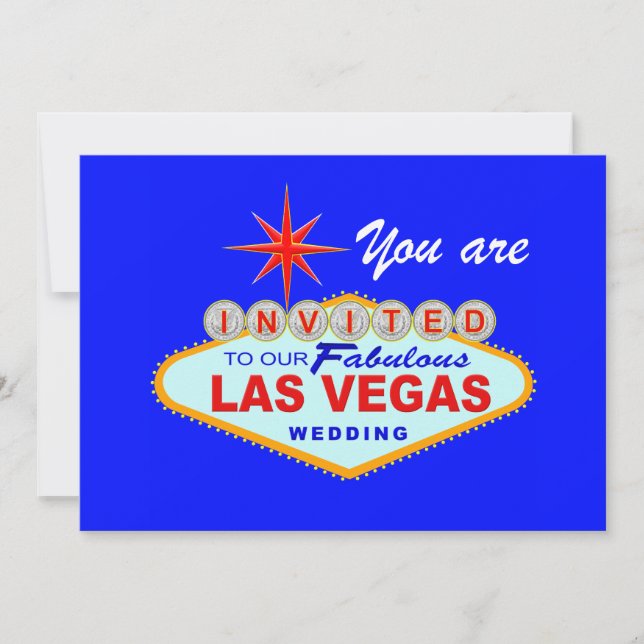 La invitación a la boda de Las Vegas (Anverso)