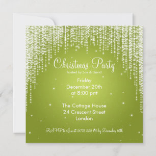 La invitación a la fiesta es elegante y se desvane