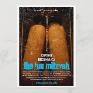 La invitación a la película Bar Mitzvah