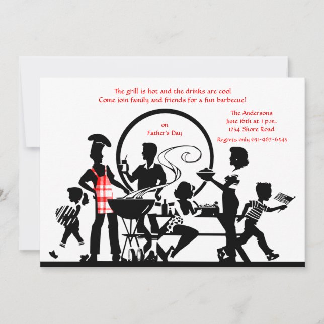 La invitación a la reunión (Anverso)