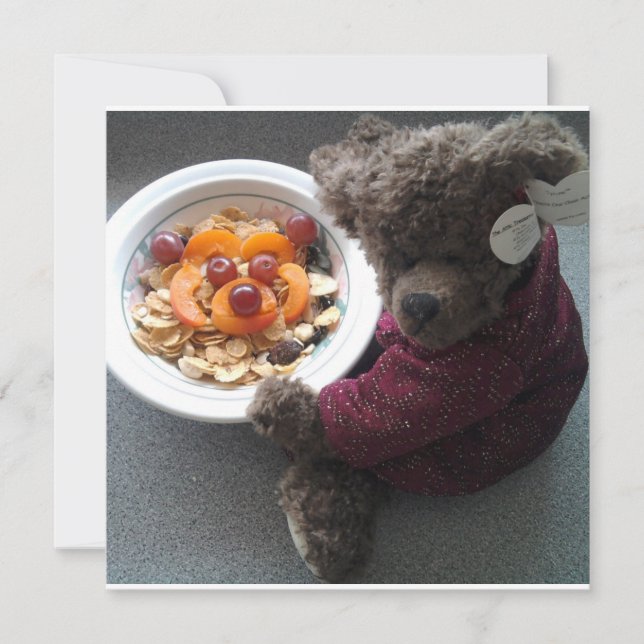 La invitación a retrato de Teddy (Anverso)