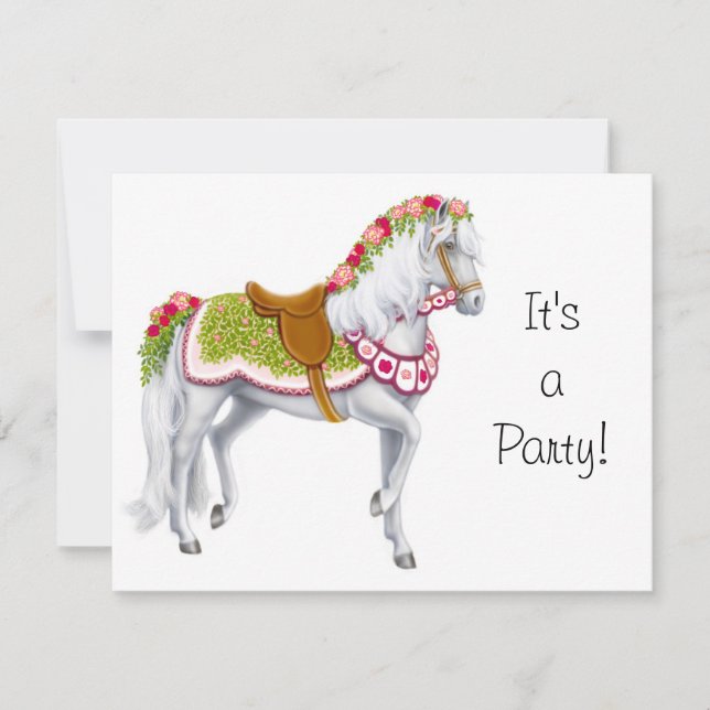 La invitación al caballo Rosa (Anverso)