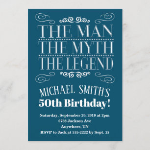 La invitación al cumpleaños del hombre