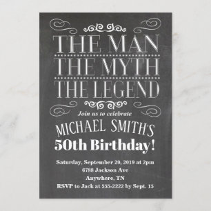 La invitación al cumpleaños del hombre