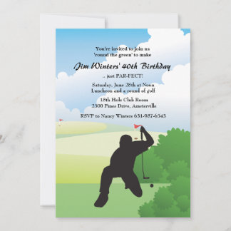 La invitación al disparo de golf