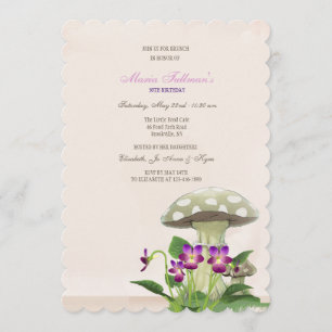 La invitación al jardín de setas