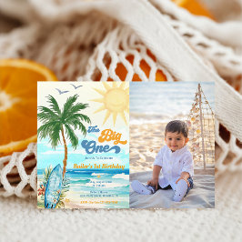 La invitación al primer cumpleaños de Big One Surf