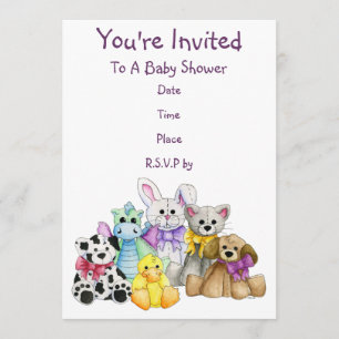 La invitación de Baby Shower de la formación