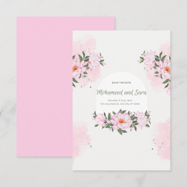 La Invitación de Boda (Anverso / Reverso)