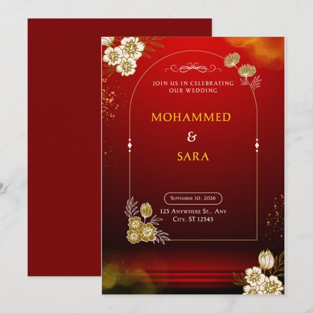 La Invitación de Boda (Anverso / Reverso)