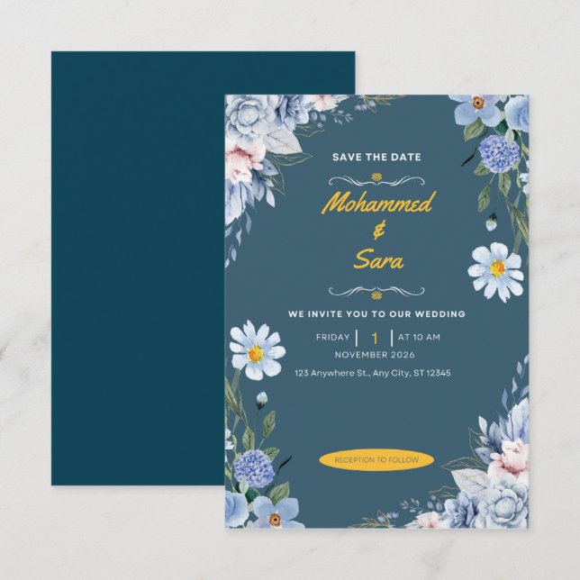 La Invitación de Boda (Anverso / Reverso)