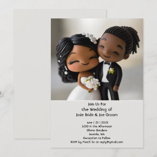 La invitación de boda afroamericana más linda 2.0