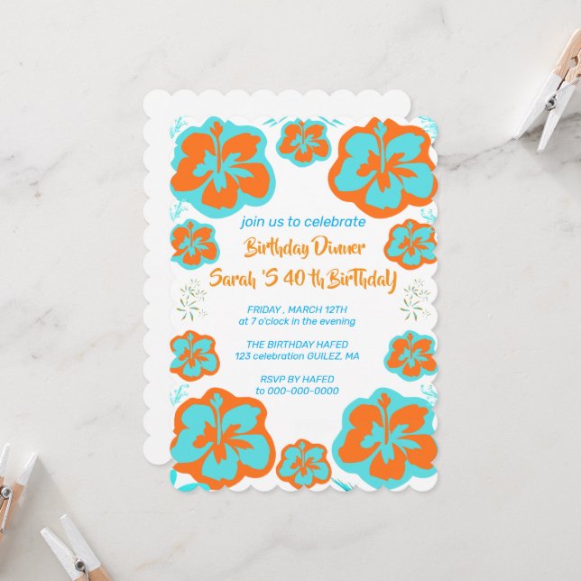 La Invitación de Cumpleaños del Verano en que Me V (Anverso/Reverso In Situ)