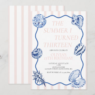 La invitación de cumpleaños del verano que cumplí 