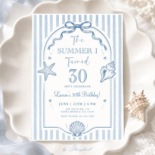 La Invitación de Cumpleaños del Verano que Cumplí 