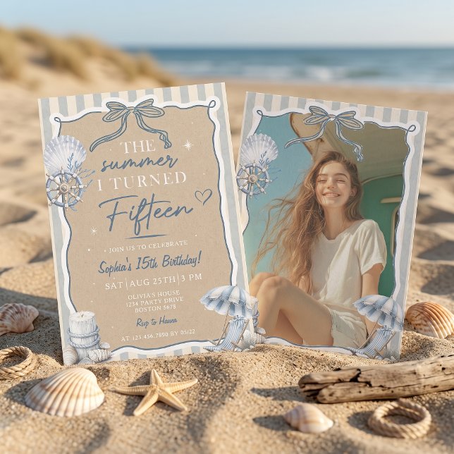 La invitación de cumpleaños del verano que cumplí  (Subido por el creador)