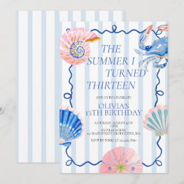 La Invitación de Cumpleaños del Verano que Cumplí 