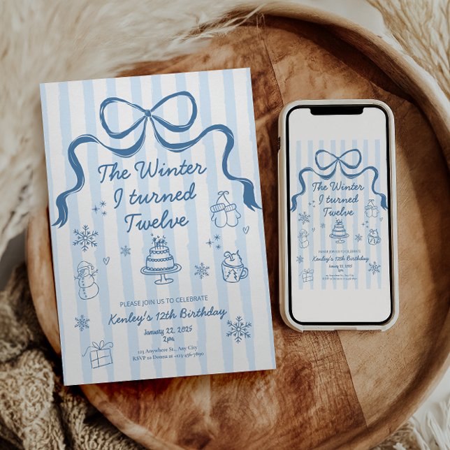 La invitación de cumpleaños El invierno que cumplí (Subido por el creador)