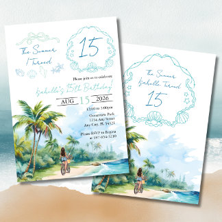 La Invitación de Cumpleaños El Verano Que Cumplí 1