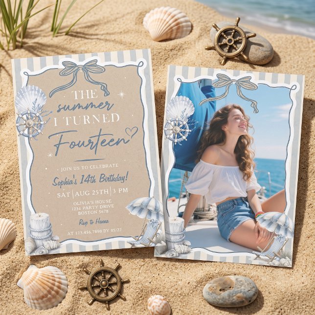 La Invitación De Cumpleaños El Verano Que Cumplí C (Subido por el creador)