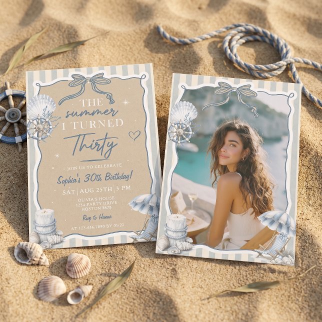 La Invitación De Cumpleaños El Verano Que Cumplí T (Subido por el creador)