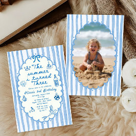 La Invitación de Cumpleaños número 3 del Verano en