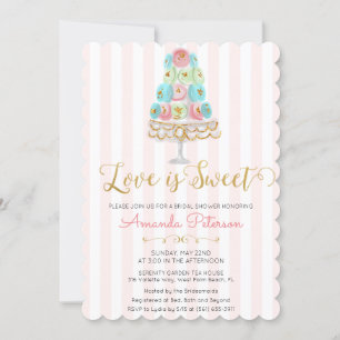 La Invitación de Despedida de Soltera Amor es Dulc