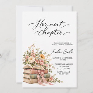 La Invitación de Despedida de Soltera Floral de su