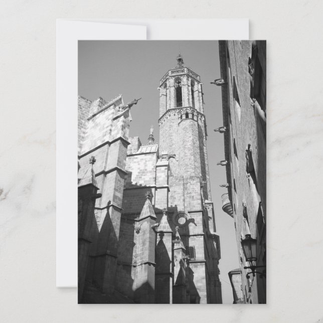 La Invitación de Gárgola de la Catedral (Barcelona (Anverso)
