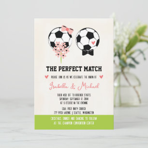 La invitación de la boda perfecta para una pelota 
