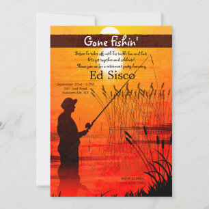 La invitación de la cosa del carrete