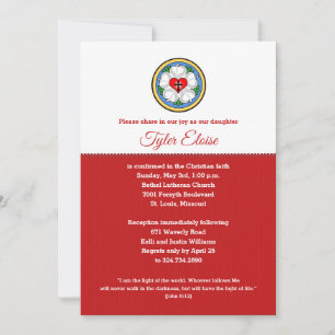 La invitación de la Cruz Santa Rosa de Luther a la