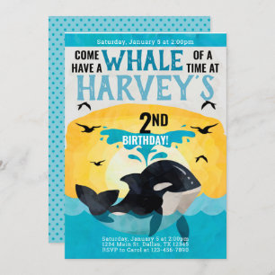 La invitación de la fiesta de cumpleaños de la