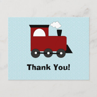 La invitación de la fiesta de cumpleaños del tren