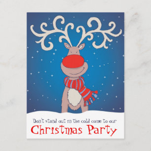La invitación de la fiesta de Navidad de los niños