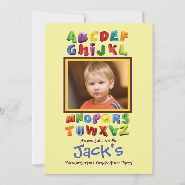 La invitación de la foto de ABC (Anverso)