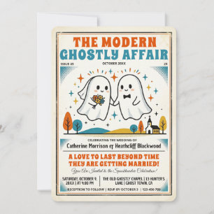 La Invitación de la Gaceta de Boda del Asunto Fant