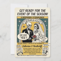 La invitación de la Gaceta de bodas del Comicon