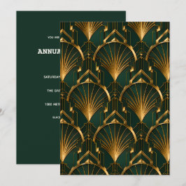 La invitación de la gala de Gatsby